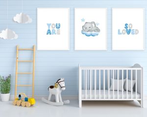 Nursery Wall Art Set of 3 Prints