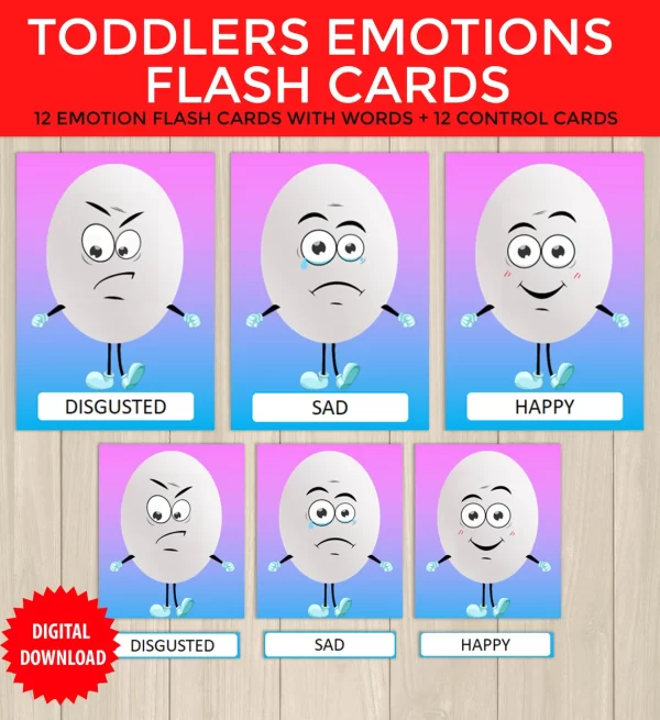 Toddler Emotions Cards - Image 6