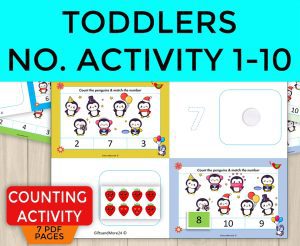counting 1-10 activity sheets printable math worksheets for toddlers preschool counting and number recognition toddler math fun counting and tracing activities