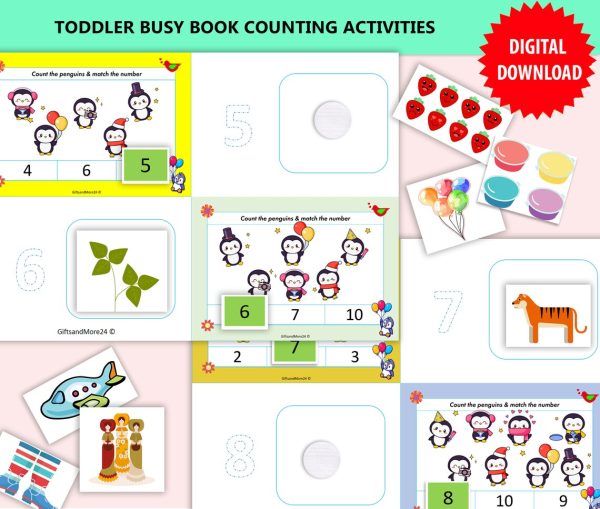 counting 1-10 activity sheets printable math worksheets for toddlers preschool counting and number recognition toddler math fun counting and tracing activities