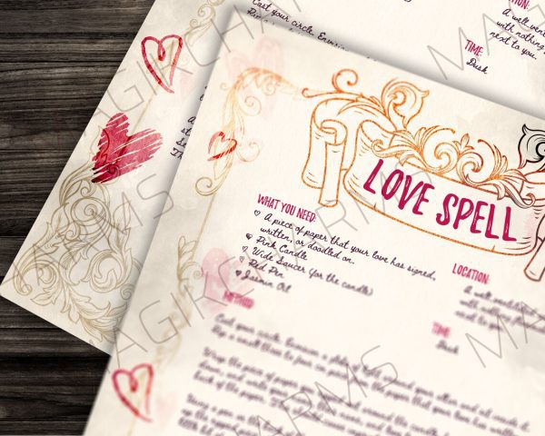 Candle Magick Love Spell-printable pdf