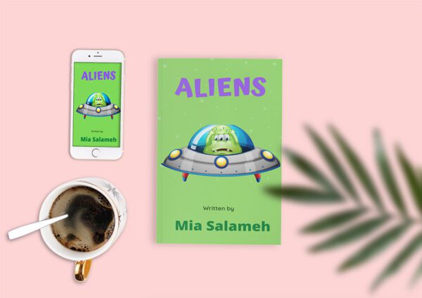 Aliens adventure story book by Mia Salameh