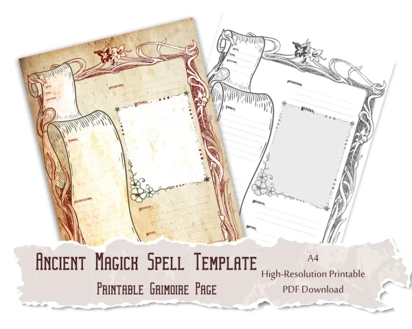 Ancient Magic Spell Template