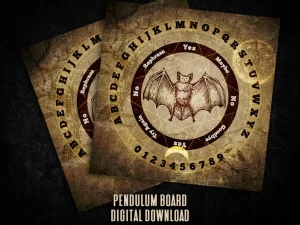 Bat Pendulum Board for Dowsing
