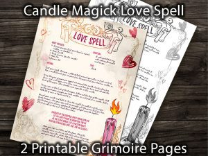 Candle Magick Love Spell-printable pdf