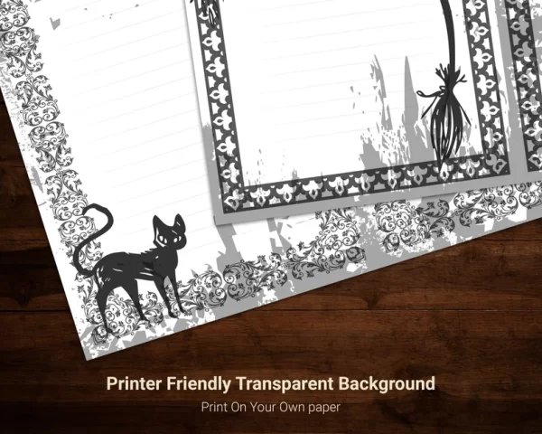 printable craft supplies & tools Blank Grimoire Pages