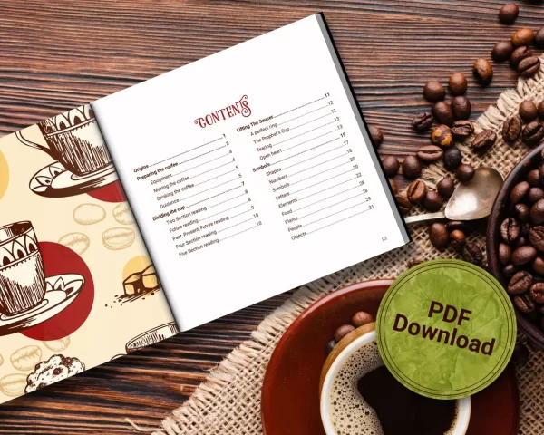 Turkish Coffee Cup Reading Handbook digital download