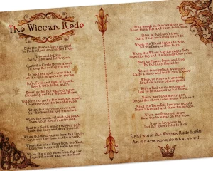 downloadable Wiccan Rede A5 Double Phyllis Gwen